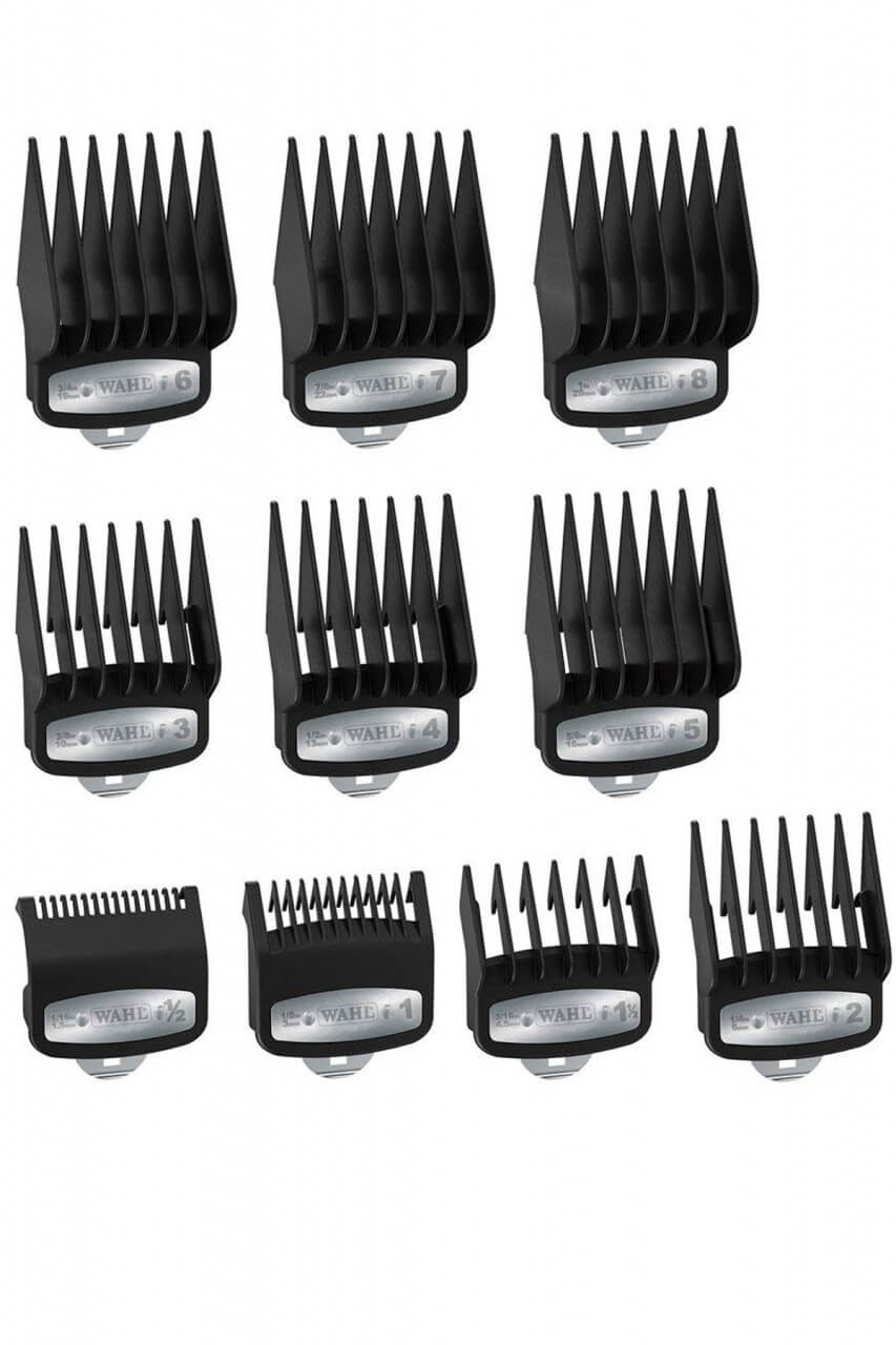 WAHL Premium Aufsteckkämme (10 Kämme)