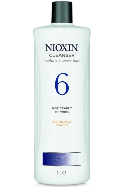 NIOXIN Cleanser 6 Noticeably Thinning Traités chimiquement 