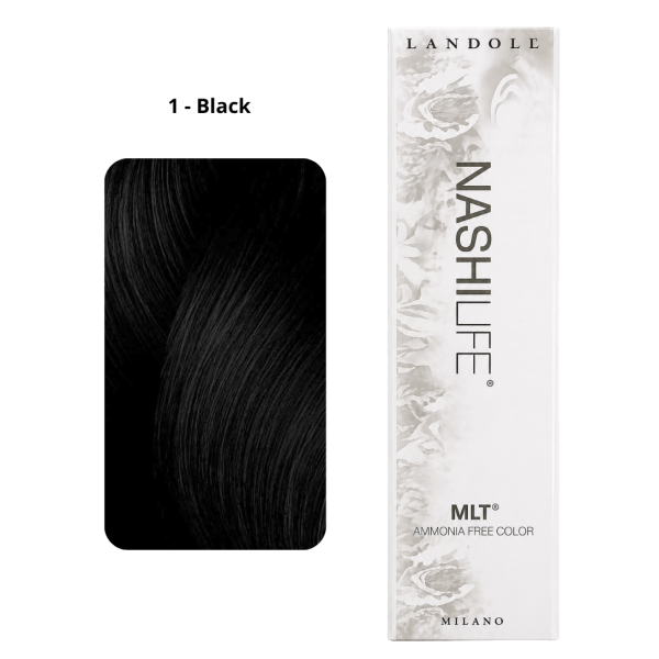 Nashi Landoll Color 3D Reflex Technology Haarfarbe 1 - Black 60 ml
