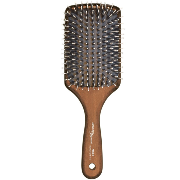 Hercules Sägemann Brosse Plate Manche en Bois / 9047 – Large – Dark Wood