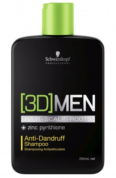 Schwarzkopf Professional 3D MEN Anti Schuppen Shampoo 250ml