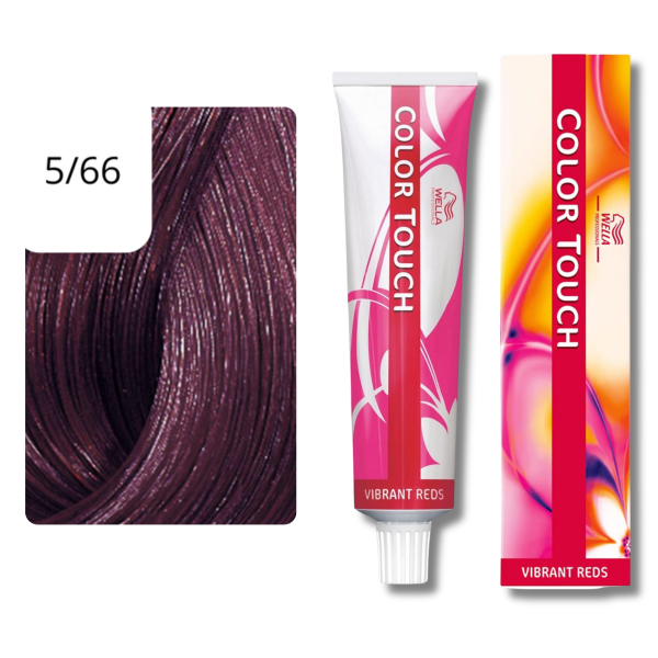 Wella Color Touch Vibrant Reds Haartönung 5/66 hellbraun violett-intensiv