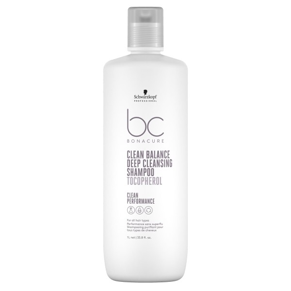 Schwarzkopf Professional BC Bonacure Clean Balance Tiefenreinigendes Shampoo - 1000 ml
