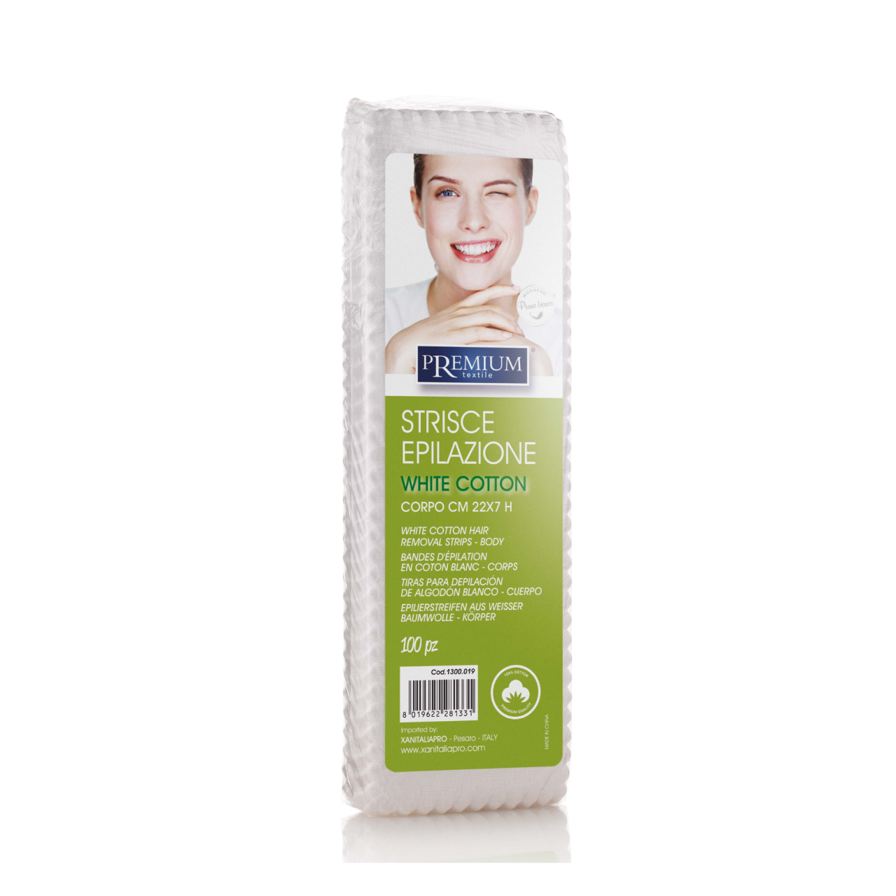 XanitaliaPro Cotton Hair Removal Strips
