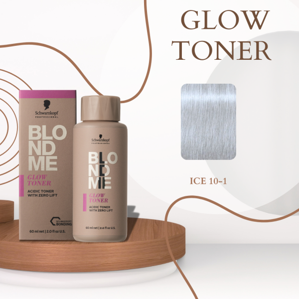 Schwarzkopf Professional BlondMe Glow Toner Haarfarbe - ICE 10-1