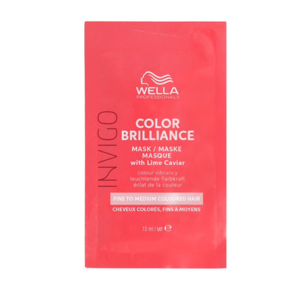 Wella Invigo Color Brilliance Mask Cheveux Fins à Moyennement Colorés 15 ml