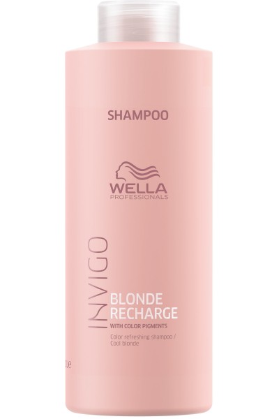 Wella Invigo Blond Recharge Cool Blonde Shampoo 1000 ml