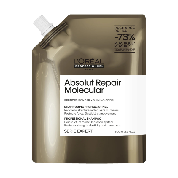 L'Oréal Professionnel Absolut Repair Molecular Shampoo Refill - 500 ml