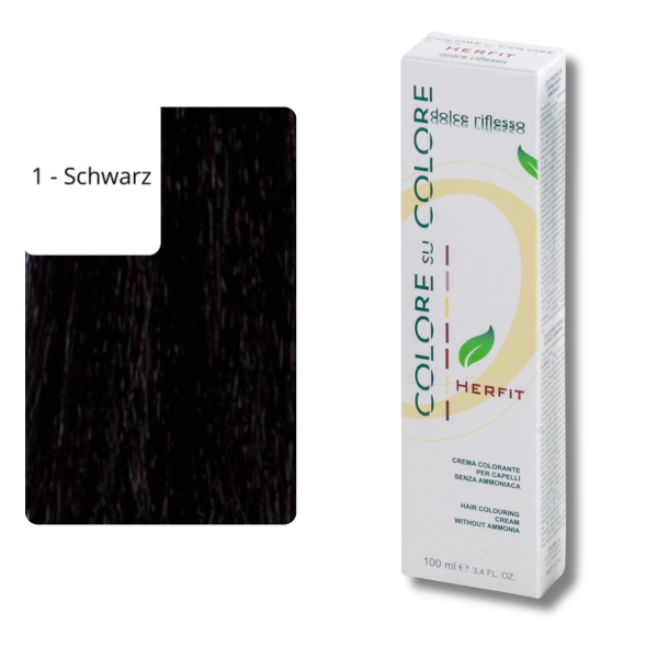XanitaliaPro Crema Colorante Per Capelli Senza Ammoniaca 100 ml - 1 - Schwarz