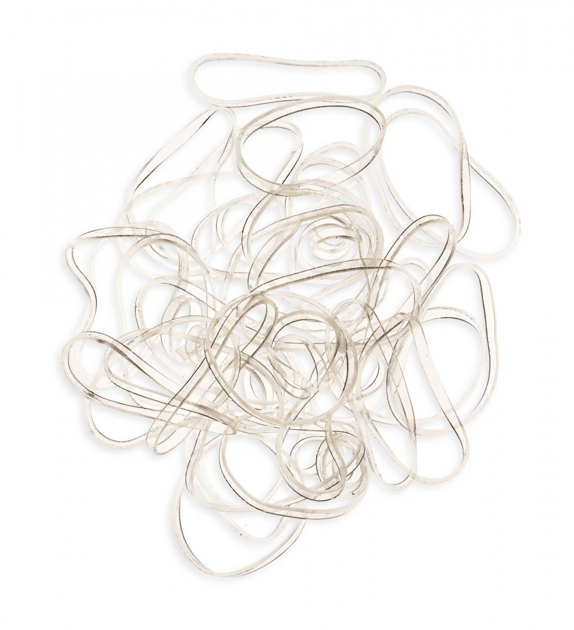 XanitaliaPro Transparente Haargummis Groß 40 Stück