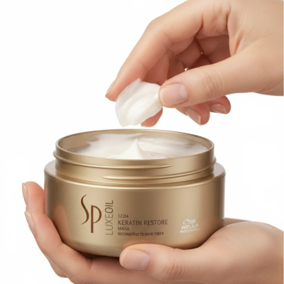 Wella SP System Professional Care Clear Scalp Mask 200 Ml – 2er Pack, Klärende Kopfhautpflege