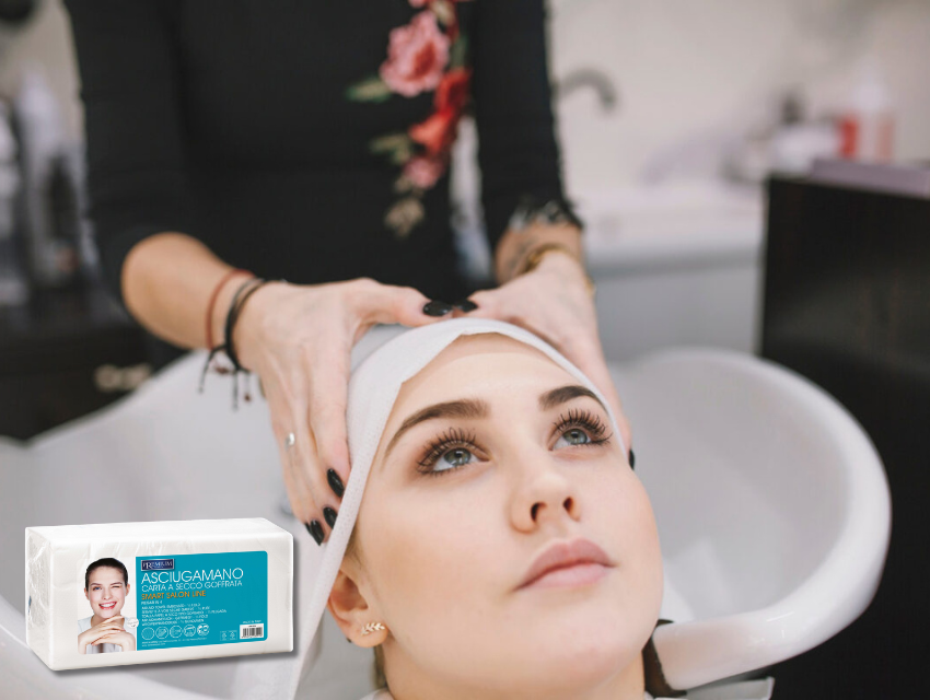 XanitaliaPro Trockenes Papierhandtuch mit Prägung 50 Stück