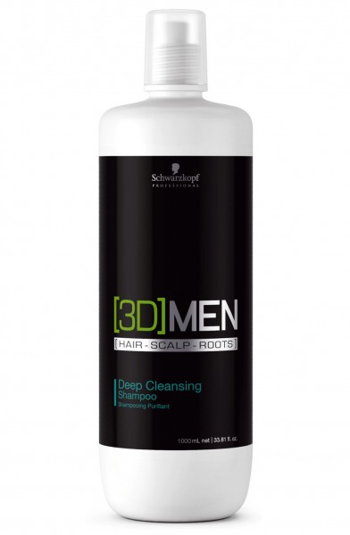 Schwarzkopf Professional 3D MEN Deep Cleansing Shampoo 1000ml