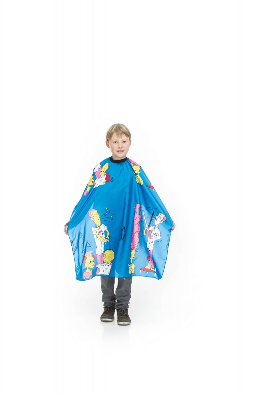 XanitaliaPro Friseurumhang Für Kinder Hellblau
