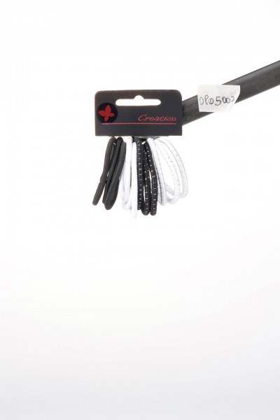 XanitaliaPro Haargummis Ohne Metallclip Zweifarbig Mit Knoten Pack 12 Stück