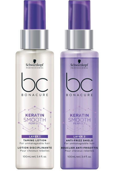 Schwarzkopf Professional BC Keratin Smooth Treatment Duo Layering