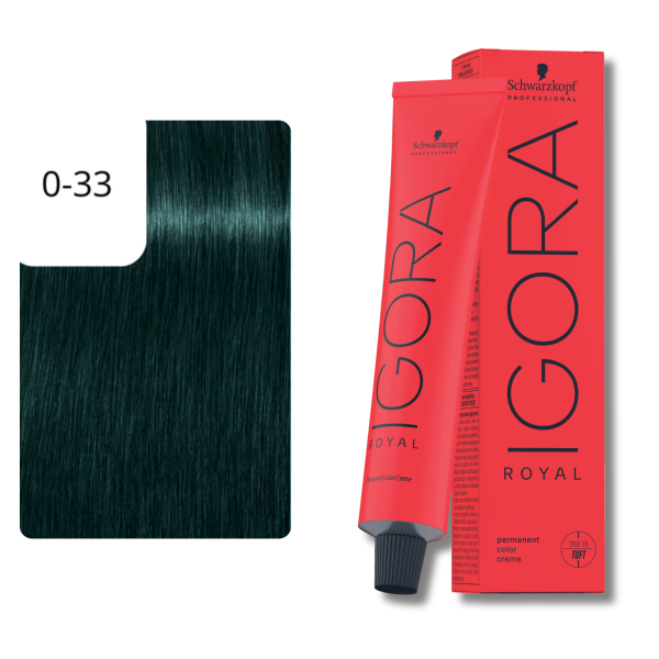 Schwarzkopf Professional Igora Royal Haarfarbe 0-33 Anti Rot Konzentrat
