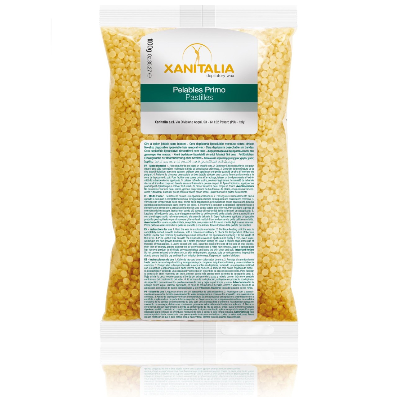 XanitaliaPro Film Wax Pelables Primo Brasilian System Packet