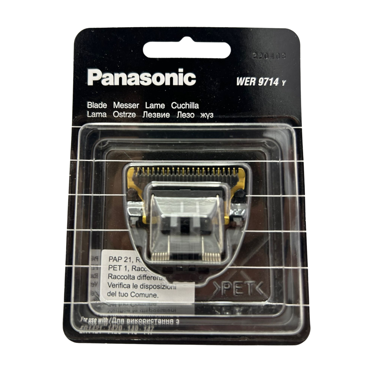 Panasonic Scherkopf WER 9714 Y Für ER-1421-ER1420- ER149 ER 147