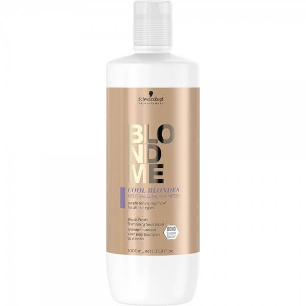 Schwarzkopf Professional BLONDME COOL BLONDES Neutralizing Shampoo - 1000 ml