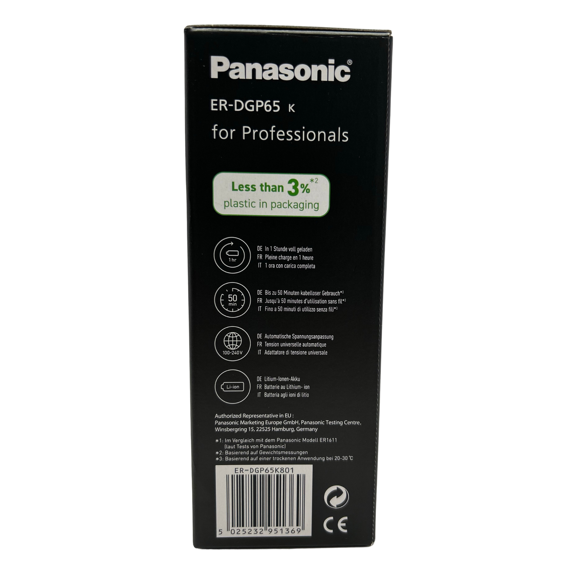 Panasonic Tondeuse à cheveux ER-DGP65