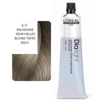 L'Oréal Professionnel Dialight Haartönung 9.11 Milkshake Sehr Hells Blond Tiefes Asch - 60 ml