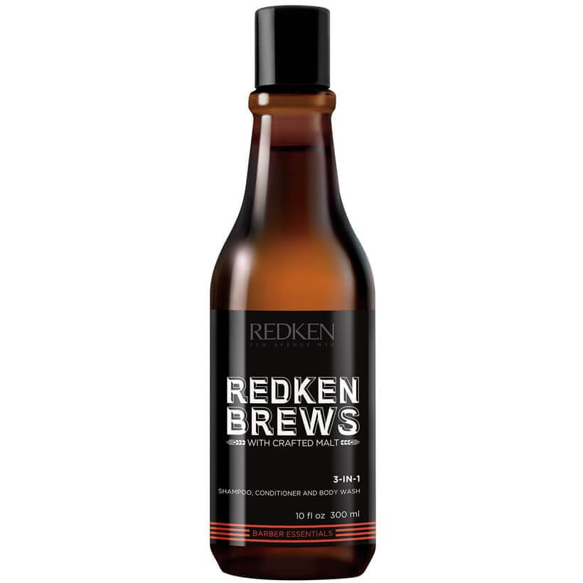 REDKEN Brews 3 in 1 Shampoo, Conditioner And Body Wash