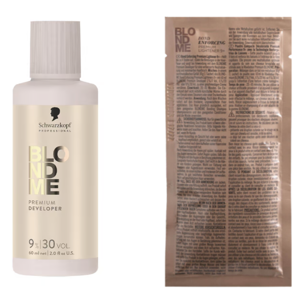 Schwarzkopf Professional BlondMe Premium Lightener 9+ & Developer