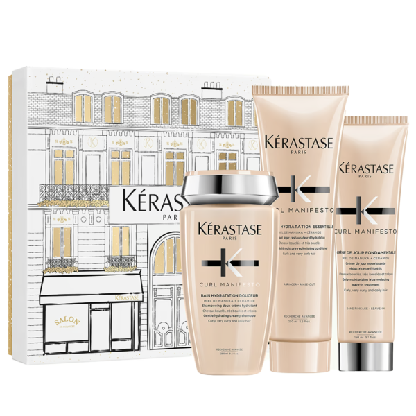 Kérastase Curl Manifesto Light Holidays Set: Shampoo + Conditioner + Creme - 250 ml + 250 ml + 150 ml