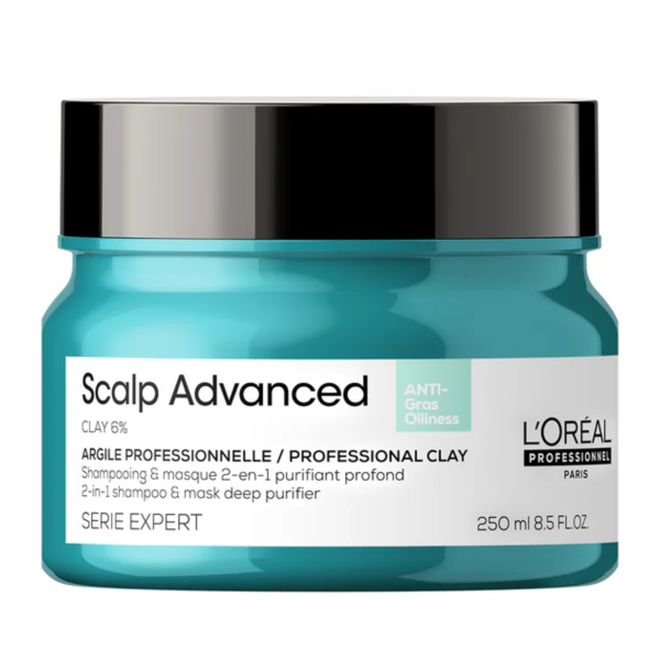 L'Oréal Professionnel Série Expert Scalp Advanced Anti-Oiliness 2in1 Deep Purifier Clay - 250 ml