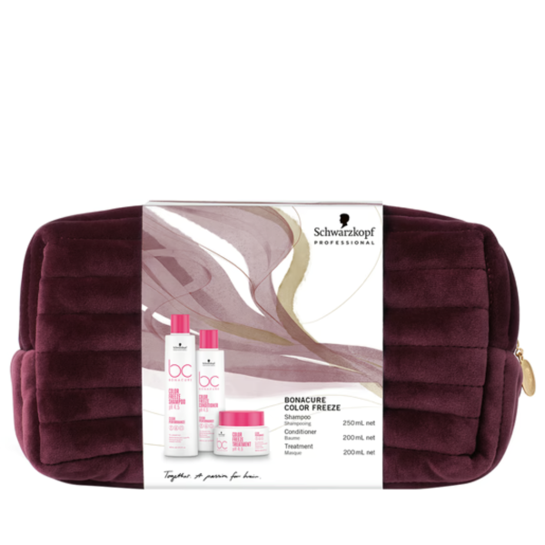 Schwarzkopf Professional Bonacure Xmas Bag Color Freeze 2024 - 250 ml + 200 ml + 200 ml