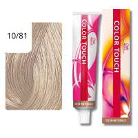 WELLA Professionals Color Touch Coloration Des Cheveux Rich Naturals - 10/81 hell-lichtblond perl-asch