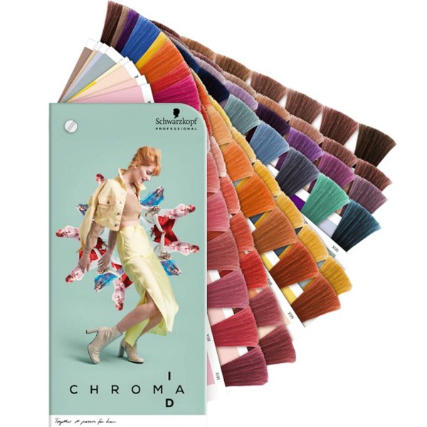 Schwarzkopf Professional CHROMA ID Color Card - Collection Version