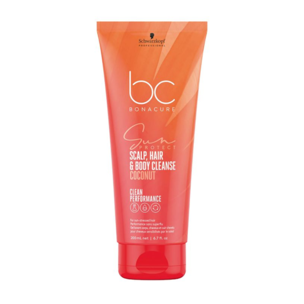 Schwarzkopf Professional BC Bonacure Sun 3-in-1 Scalp Hair & Body Cleanse - 200 ml