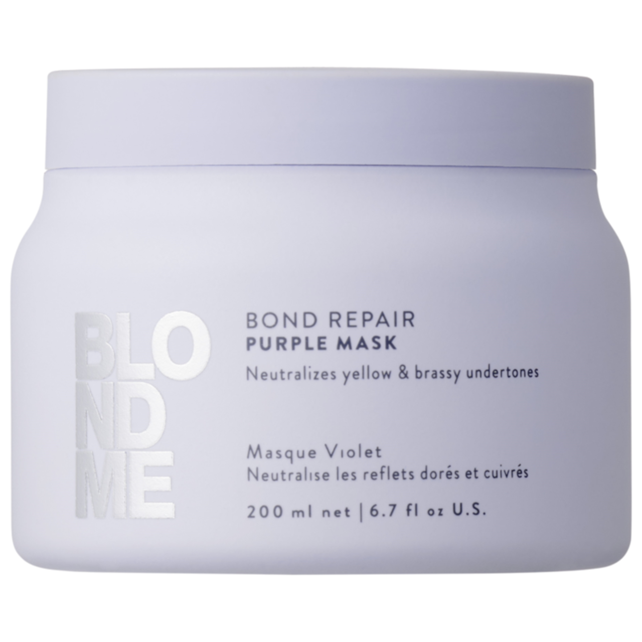 Schwarzkopf Professional BLONDME Bond Repair Lila Maske