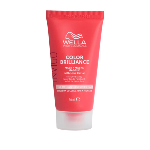 Wella Invigo Color Brilliance Mask Cheveux Fins à Moyennement Colorés 30 ml