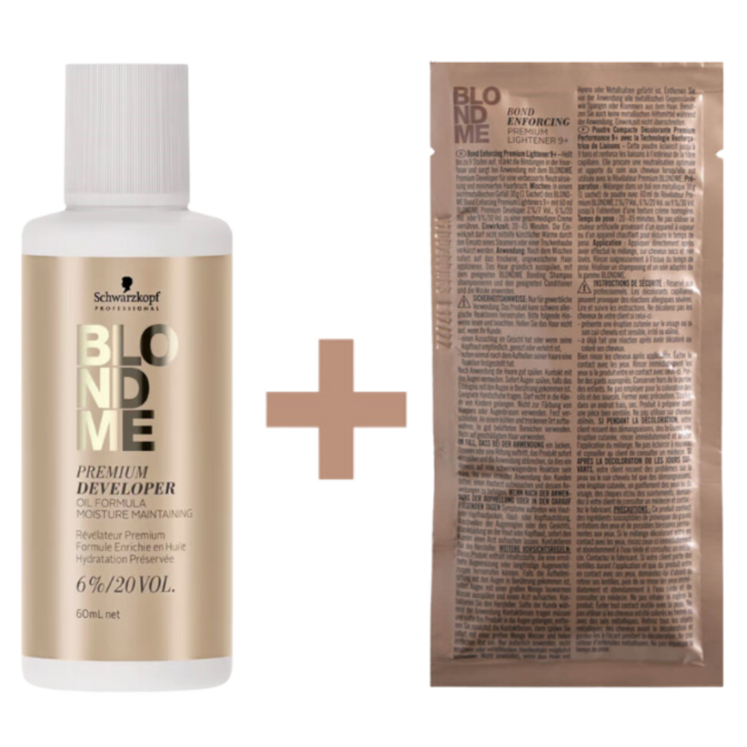 Schwarzkopf Professional BlondMe Premium Lightener 9+ & Developer