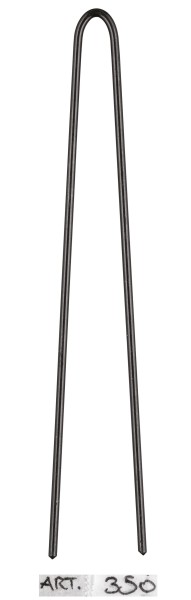 XanitaliaPro RECORD LIFE Hair Pins Smooth - Black & gift bag 15 pz