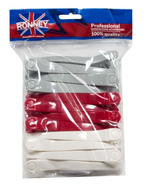 Ronney Professional Haar Clips 70mm (12 stk.) 00065