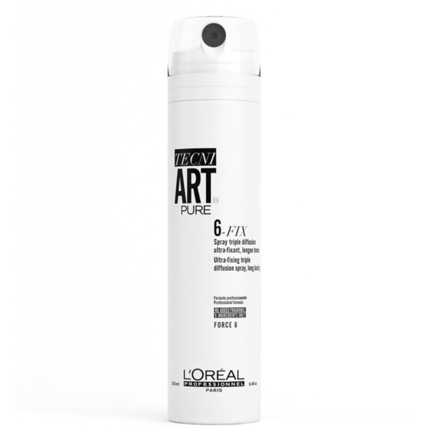 L'Oréal Professionnel Tecni.Art Pure 6-Fix Hairspray Force 6