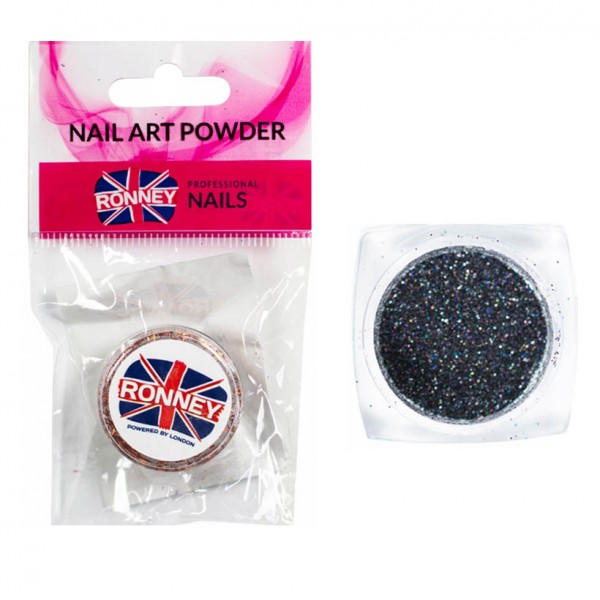 Ronney Professional Nail Art Powder Holo Effect