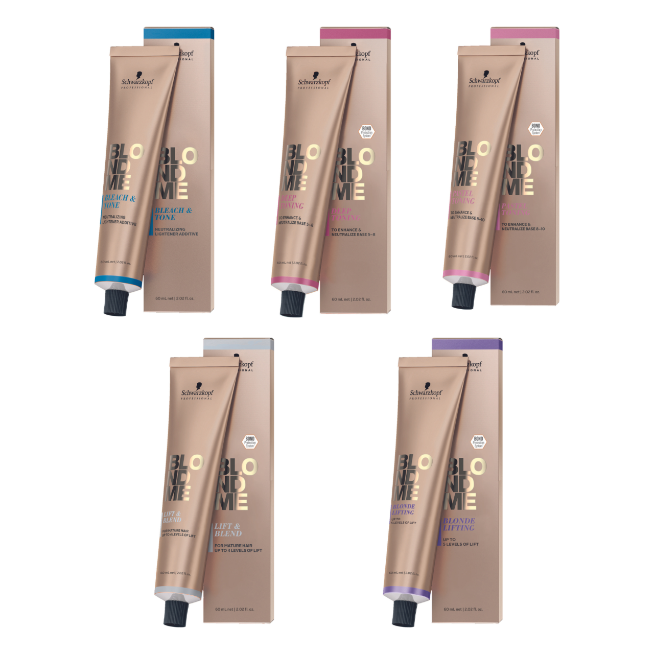 Schwarzkopf BLONDME Bond Aufrechterhaltende Haarfarbe für Blondinen - Tonen, ...