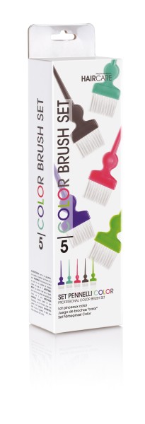 XanitaliaPro Set 5 pennellesse vari colori 5 Pezzi
