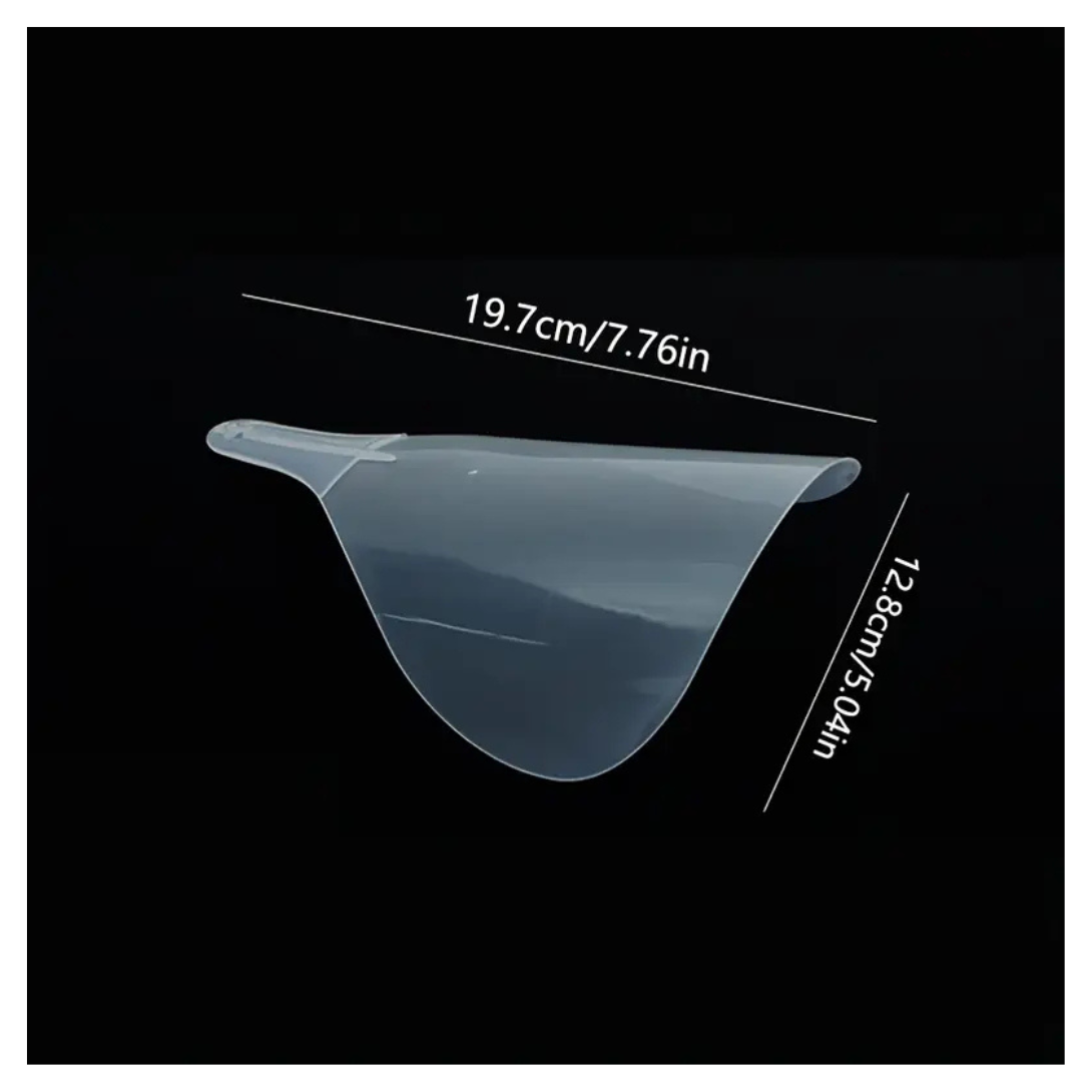 Jerbat Hygienische Friseur-Gesichtsmaske mit Griff – Klarer Kunststoff, Wiede...