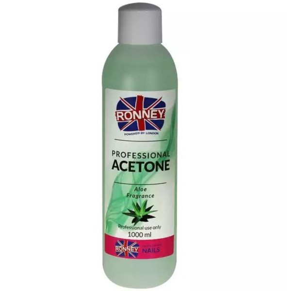 Ronney Professional Acetone Nail Polish Remover Aloe 1000ml