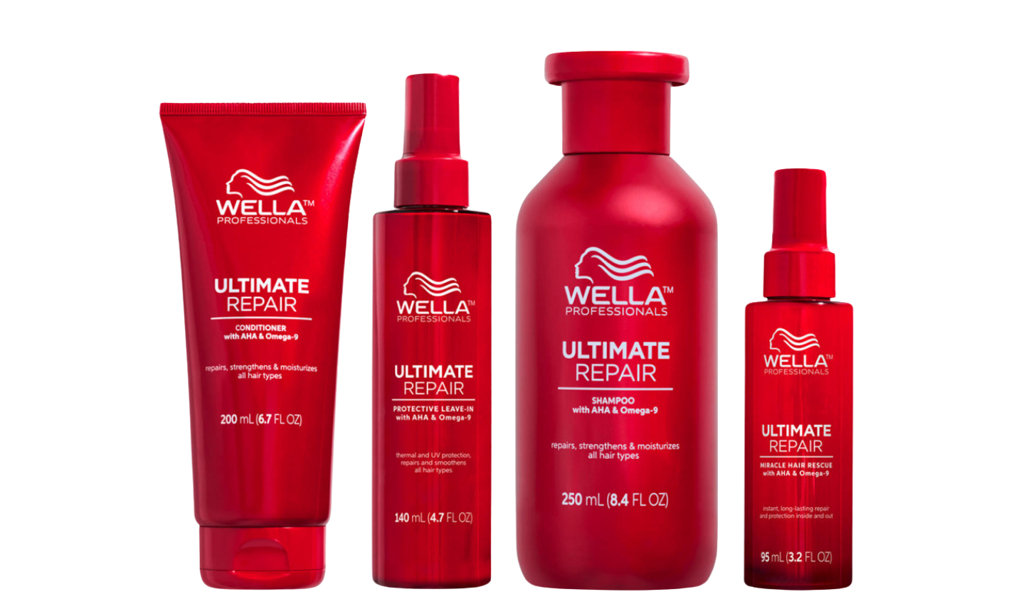 wella ultimate repair picture of products