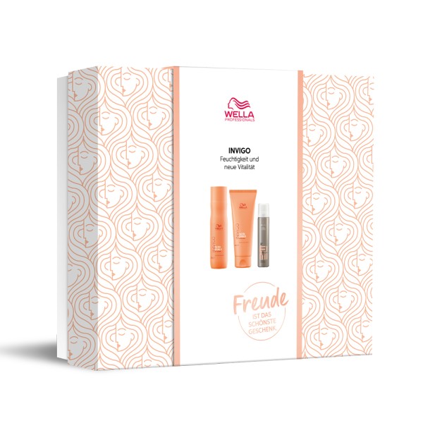Wella Care & Styling Beauty- Confezione regalo 250 ml + 200 ml + 65 ml INVIGO Nutri & EIMI